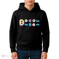 Bitcoin Pixelated Kids Hoodie thumb 4