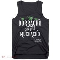 Borracho Pero Buen Muchacho Mexico Saying Tank Top thumb 0
