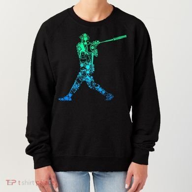 Baseball Player Batter Women's Sweatshirt