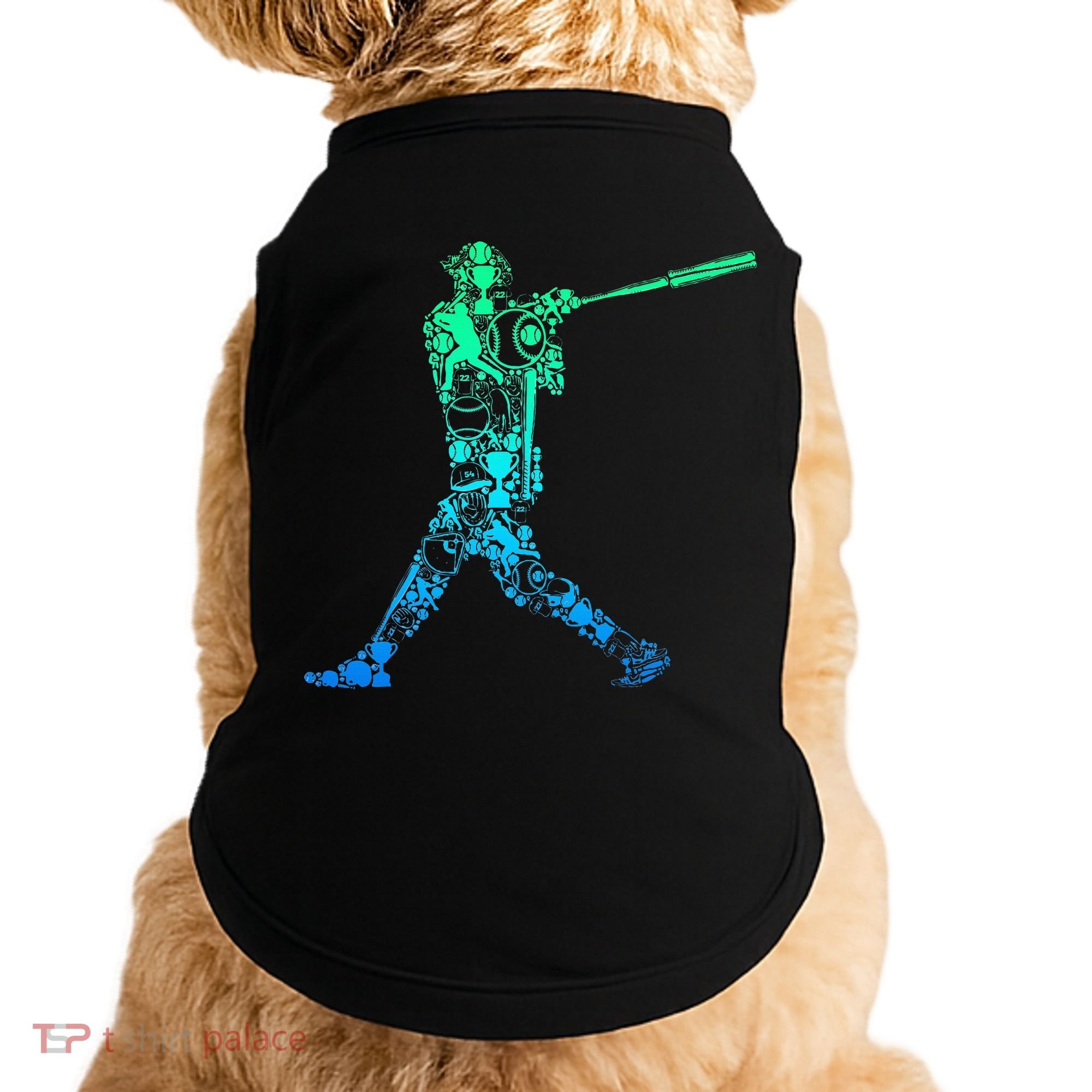 Baseball Player Batter Doggie Tank