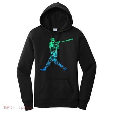 Baseball Player Batter Women's Hoodie