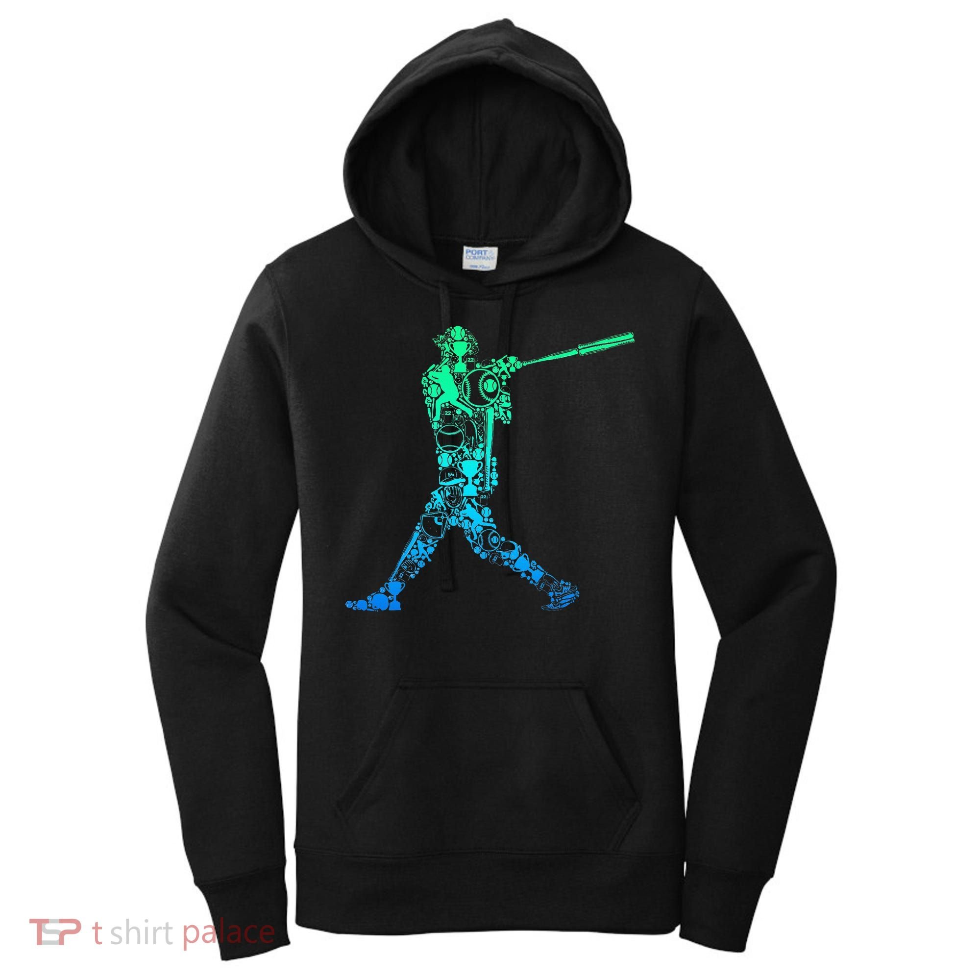 Baseball Player Batter Women's Hoodie