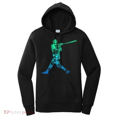 Baseball Player Batter Women's Hoodie