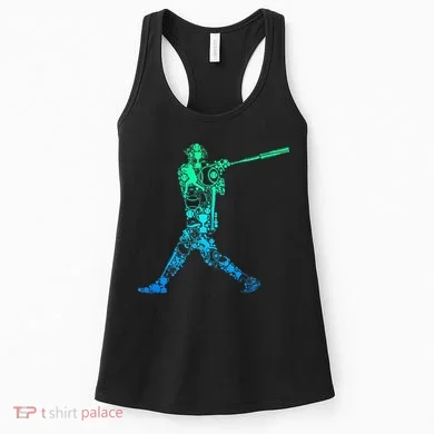 Baseball Player Batter Women's Tank Top