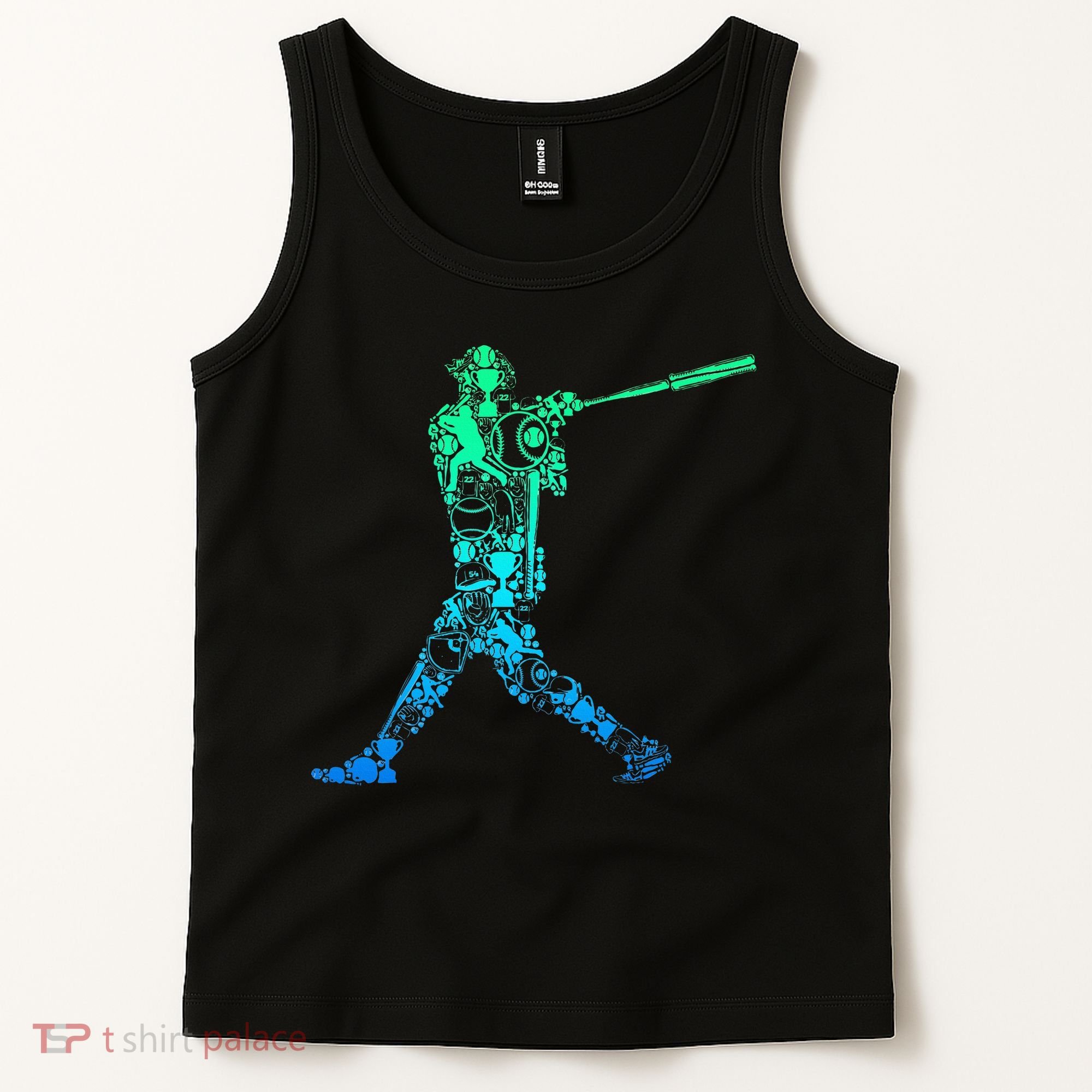 Baseball Player Batter Tank Top