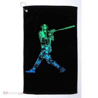 Baseball Player Batter Golf Towel