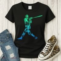 Baseball Player Batter Women's T-Shirt thumb 3