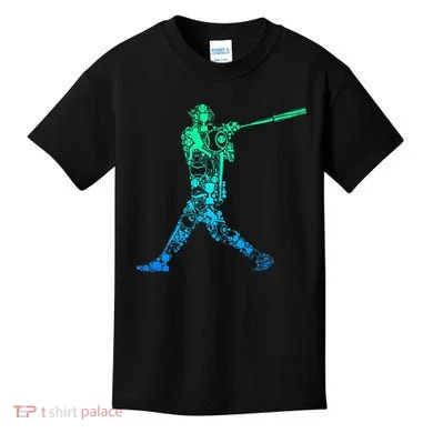 Baseball Player Batter Kids T-Shirt