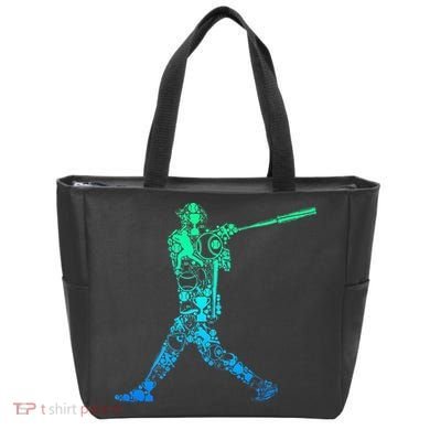 Baseball Player Batter Tote Bag