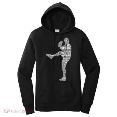 Baseball Pitcher Women's Hoodie