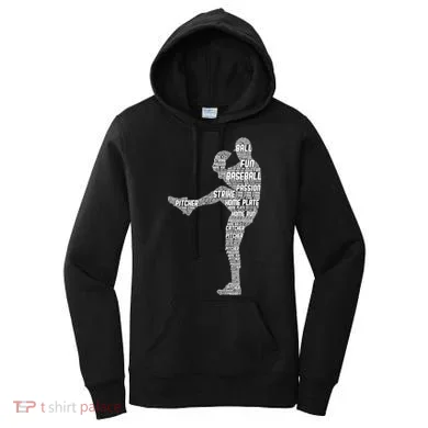 Baseball Pitcher Women's Hoodie