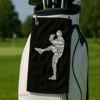 Baseball Pitcher Golf Towel thumb 2