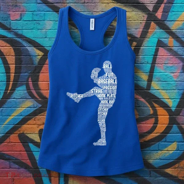 Baseball Pitcher Women's Tank Top