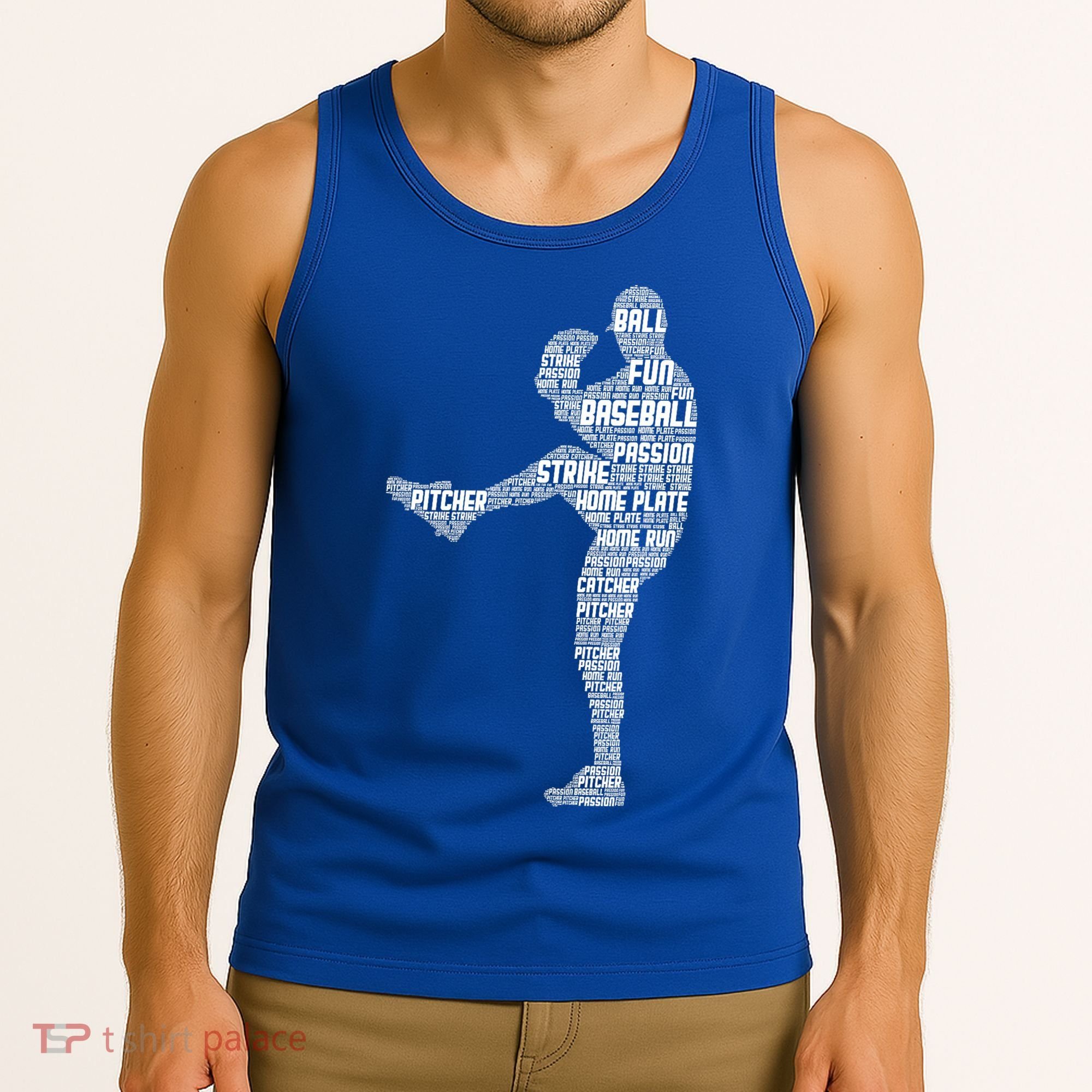 Baseball Pitcher Tank Top