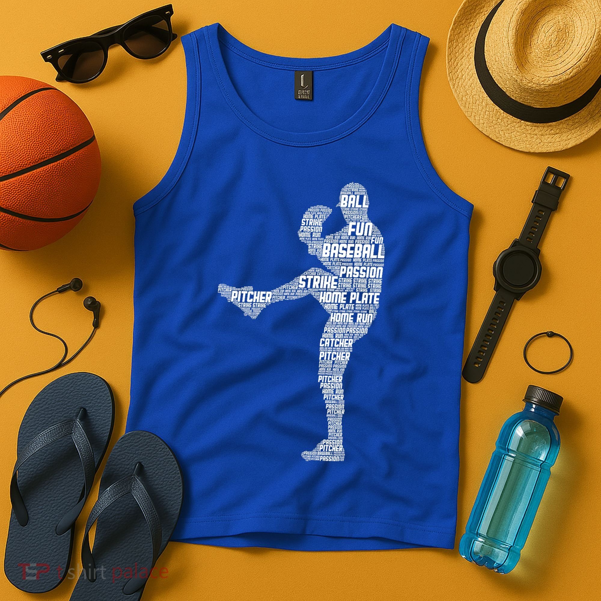 Baseball Pitcher Tank Top