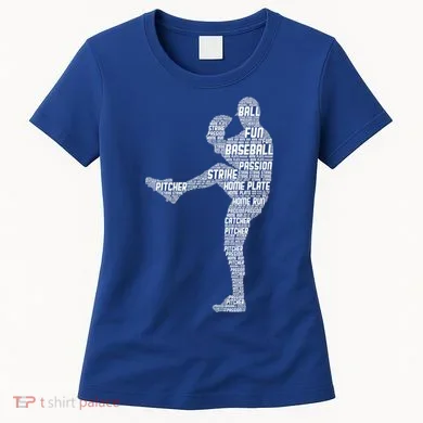 Baseball Pitcher Women's T-Shirt