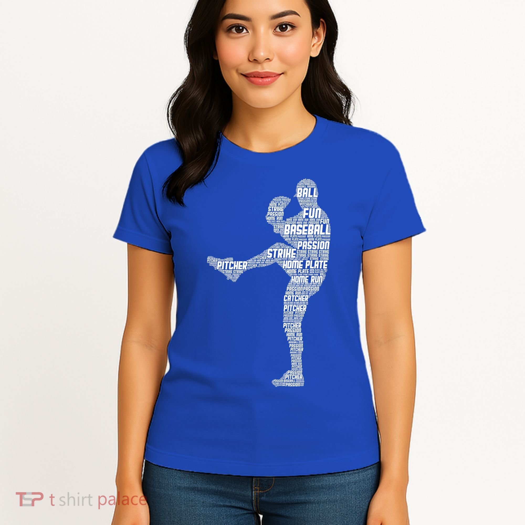 Baseball Pitcher Women's T-Shirt