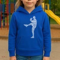 Baseball Pitcher Kids Hoodie thumb 3
