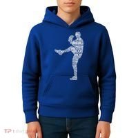 Baseball Pitcher Kids Hoodie thumb 4