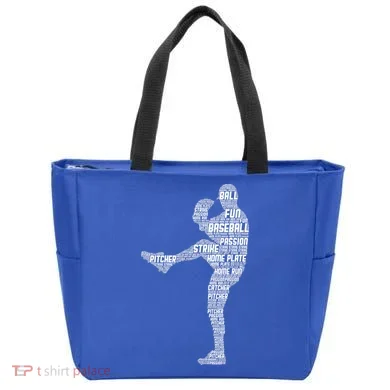 Baseball Pitcher Tote Bag