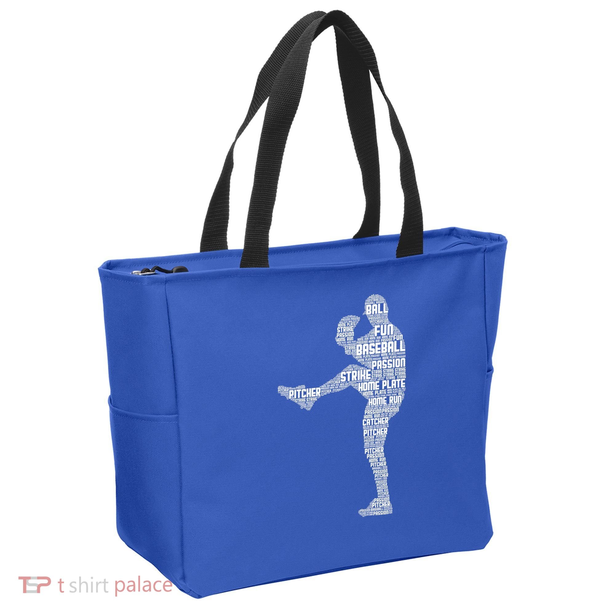 Baseball Pitcher Tote Bag