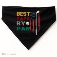 Best Papa By Par USA-Made Doggie Bandana thumb 0