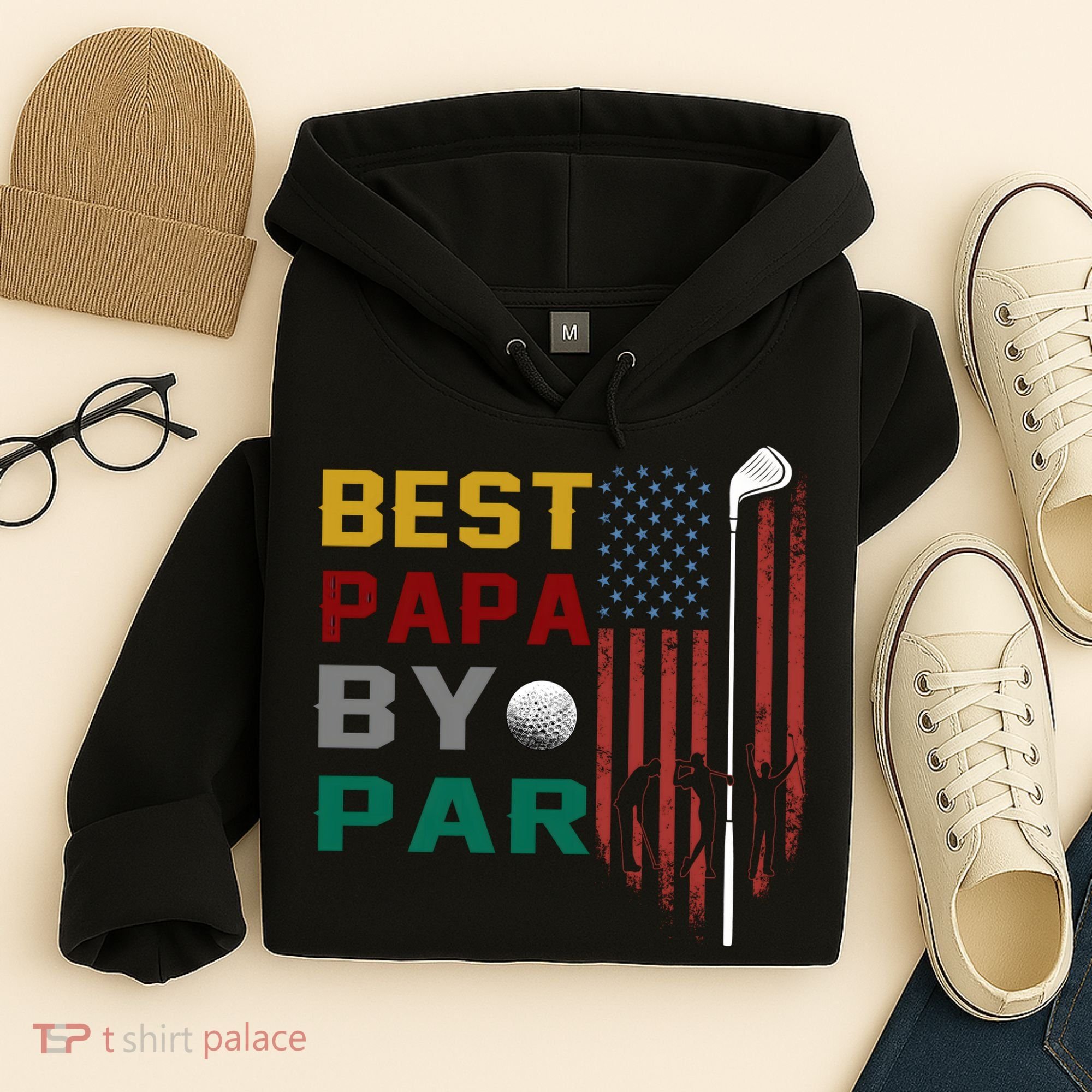 Best Papa By Par Hoodie