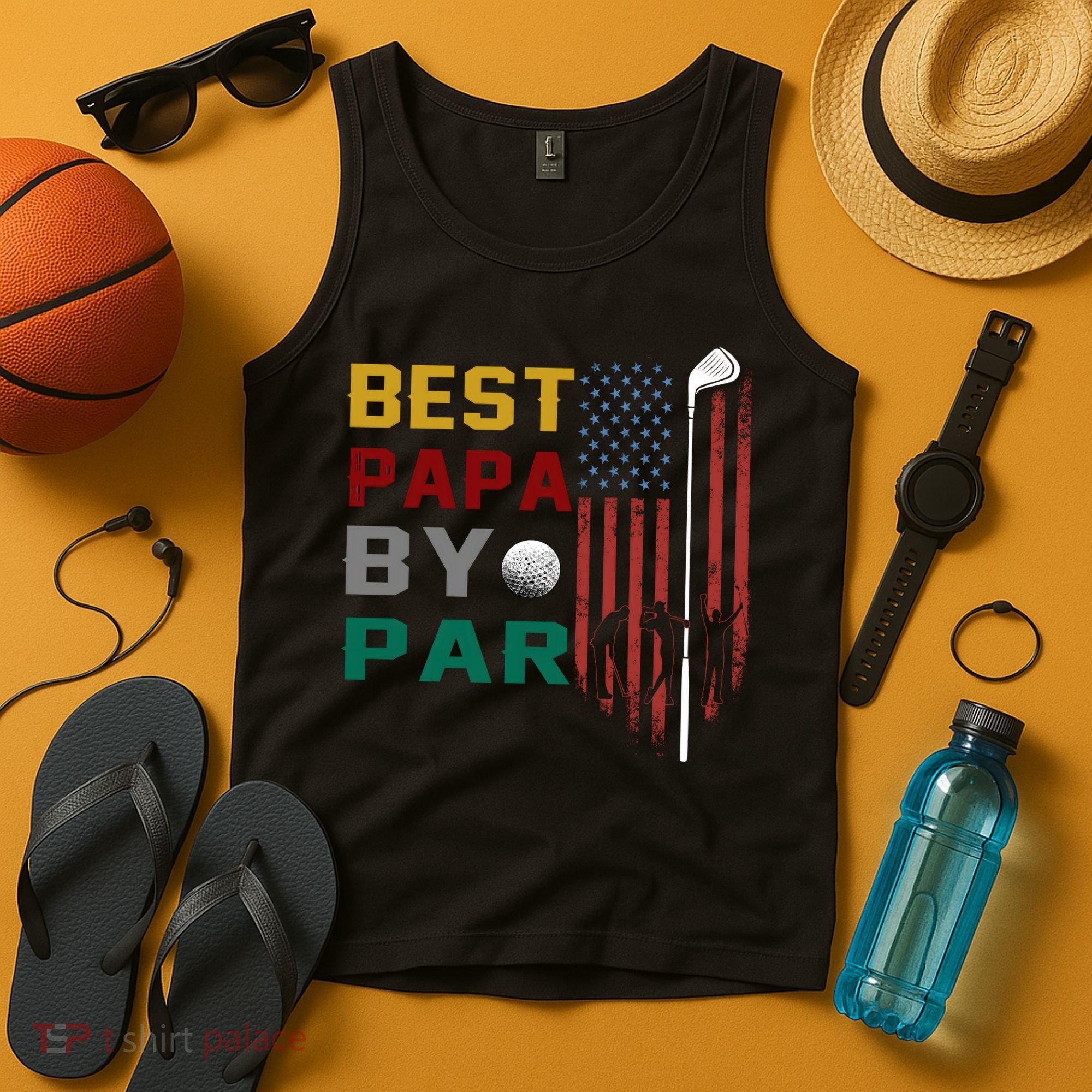 Best Papa By Par Tank Top