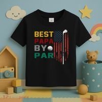 Best Papa By Par Toddler T-Shirt thumb 3