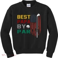 Best Papa By Par Kids Sweatshirt thumb 0