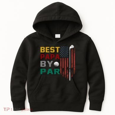 Best Papa By Par Kids Hoodie