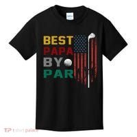 Best Papa By Par Kids T-Shirt thumb 0