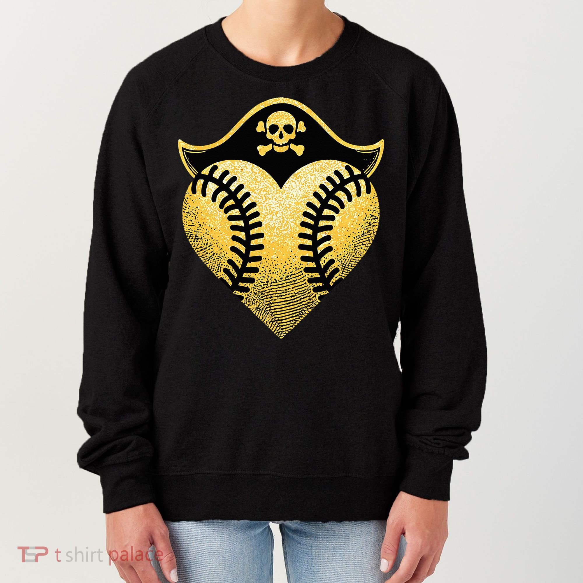 Baseball Pirate Baseball Player Women's Sweatshirt