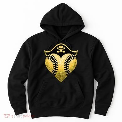 Baseball Pirate Baseball Player Hoodie