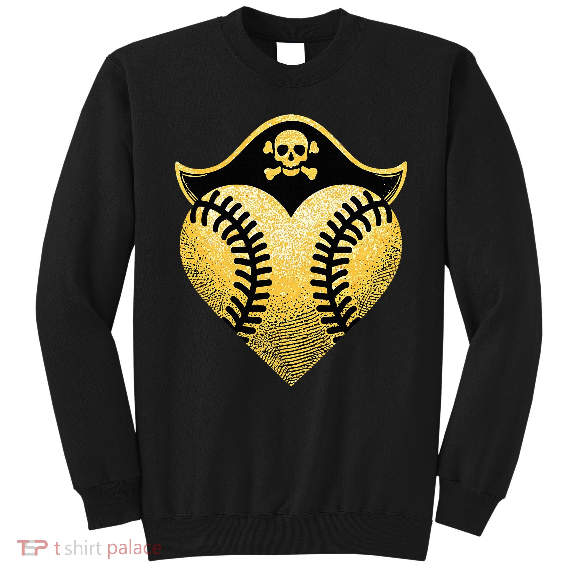 Baseball Pirate Baseball Player Sweatshirt