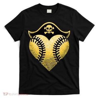 Baseball Pirate Baseball Player T-Shirt