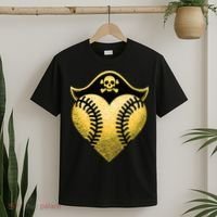 Baseball Pirate Baseball Player T-Shirt thumb 2