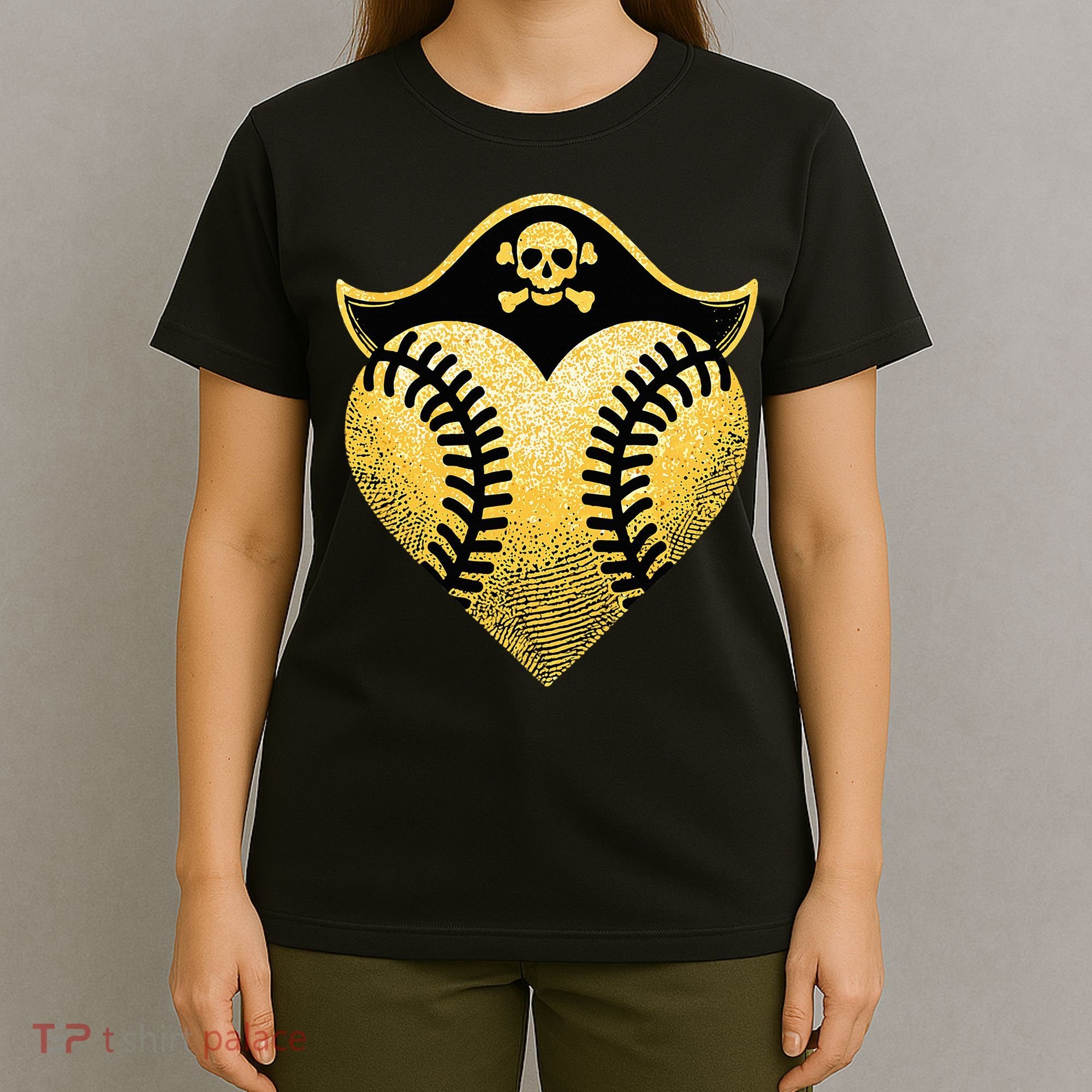 Baseball Pirate Baseball Player T-Shirt
