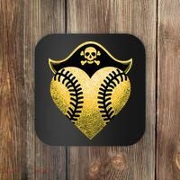 Baseball Pirate Baseball Player Coaster thumb 0
