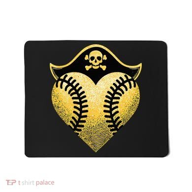 Baseball Pirate Baseball Player Mousepad