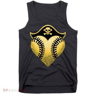 Baseball Pirate Baseball Player Tank Top