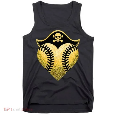 Baseball Pirate Baseball Player Tank Top