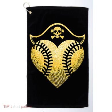 Baseball Pirate Baseball Player Golf Towel