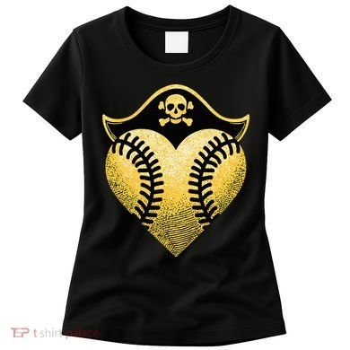 Baseball Pirate Baseball Player Women's T-Shirt