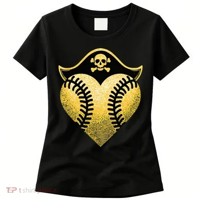 Baseball Pirate Baseball Player Women's T-Shirt