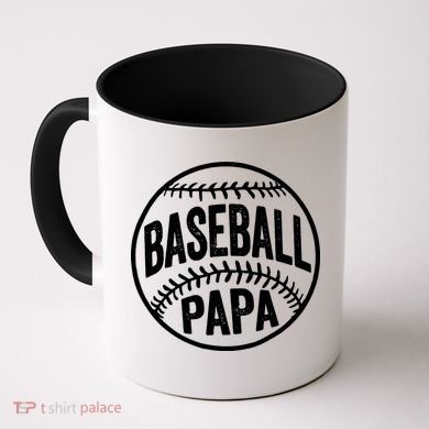 Baseball Papa Coffee Mug
