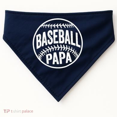 Baseball Papa USA-Made Doggie Bandana
