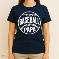 Baseball Papa T-Shirt thumb 4