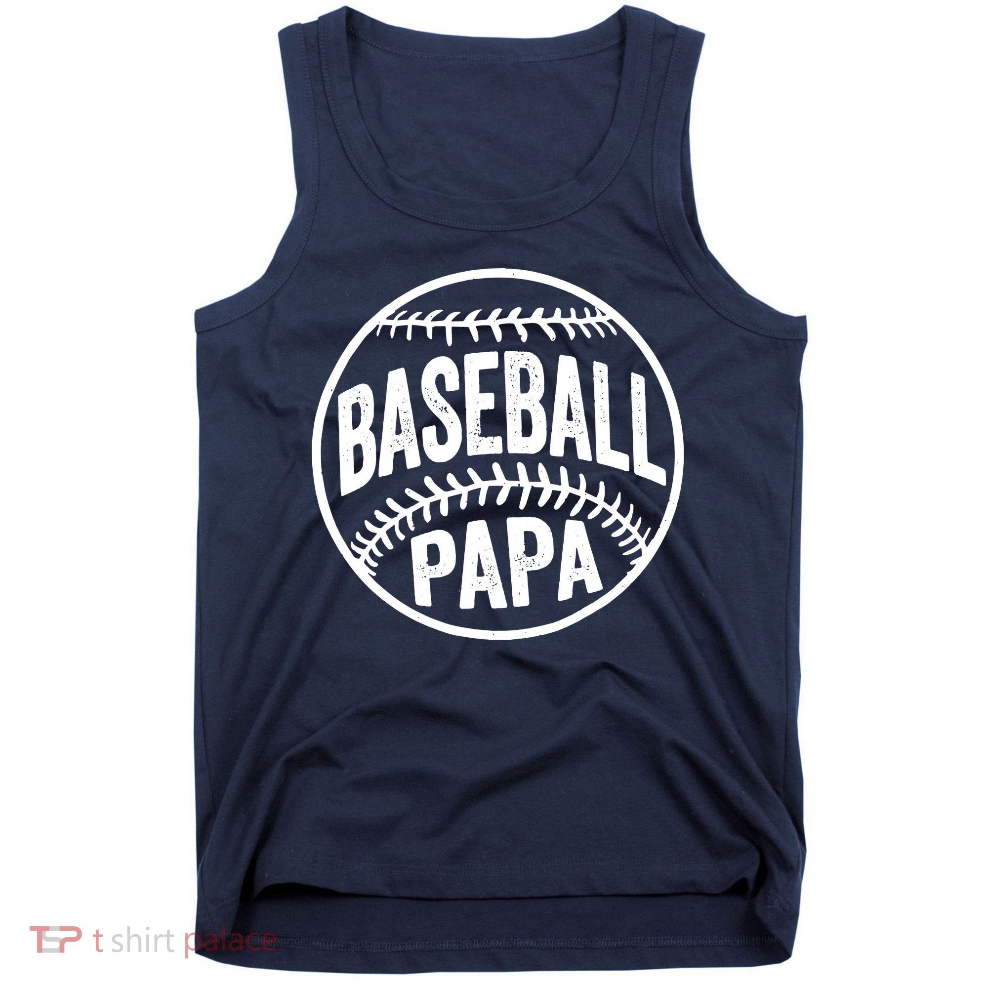 Baseball Papa Tank Top