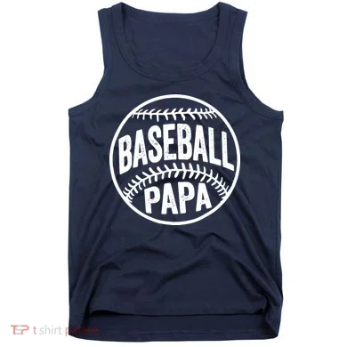 Baseball Papa Tank Top